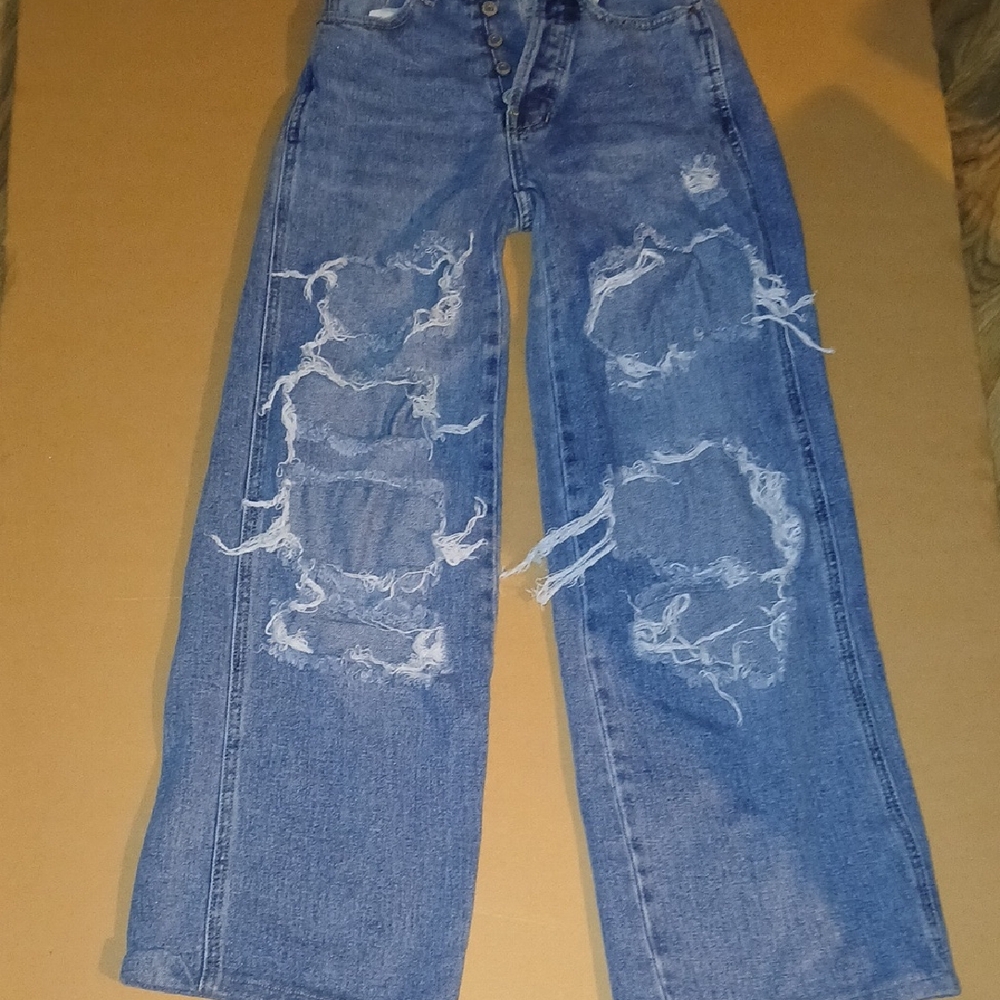 Distressed Blue Girls/Young women Jeans